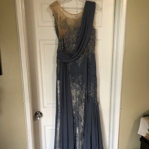 Blue/grey dress • azul/gris vestido